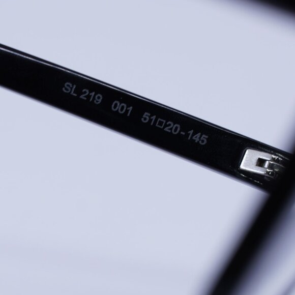 Saint Laurent SL219 001 Eyeglasses Black 51mm Cat Eye Frame - Picture 10 of 12